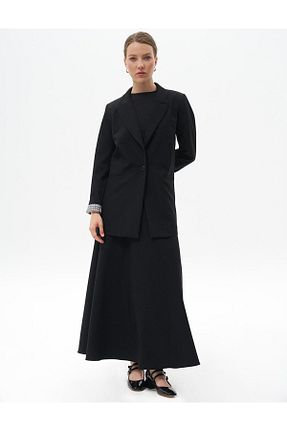 کت حجاب مشکی زنانه رگولار Kayra - کد 839644011