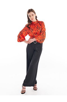 شلوار مشکی زنانه پلی استر Kayra - کد 836236795