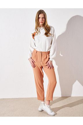 شلوار حجاب قهوه ای زنانه بافتنی Kayra - کد 839603042