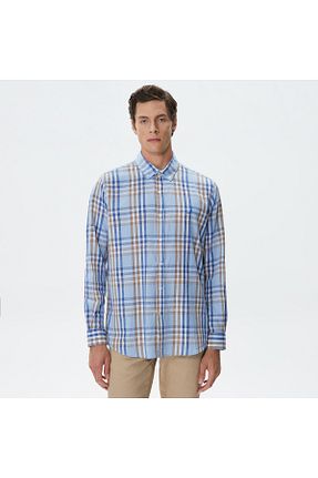 پیراهن آبی مردانه رگولار Nautica - کد 769558569