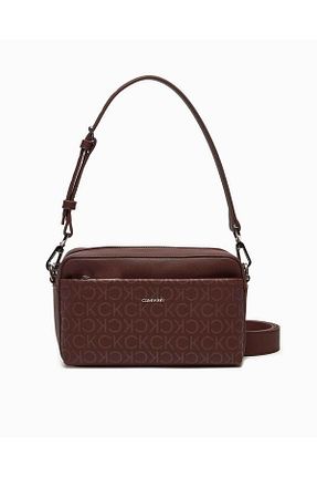 کیف دوشی قهوه ای زنانه پلی اورتان Calvin Klein - کد 854400096