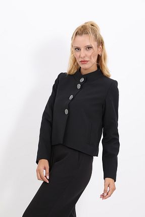 کت مشکی زنانه Blazer ÖNDER ÖZSOY - کد 238557059