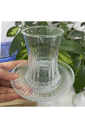 فنجان چای سفید شیشه Paşabahçe - کد 472522664