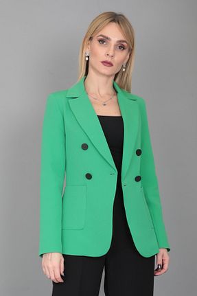 کت سبز زنانه Blazer ÖNDER ÖZSOY - کد 587904933
