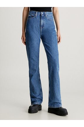 شلوار جین آبی زنانه پاچه ساده Calvin Klein - کد 793864768