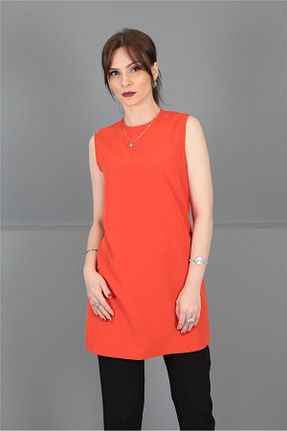 تونیک نارنجی زنانه بافتنی ÖNDER ÖZSOY - کد 944032463