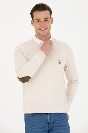 پلیور طوسی مردانه ساده U.S. Polo Assn. - کد 838860297