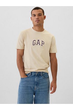 تیشرت بژ مردانه رگولار GAP - کد 849936806
