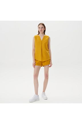 شلوارک و برمودا زرد زنانه رگولار Nautica - کد 707200563