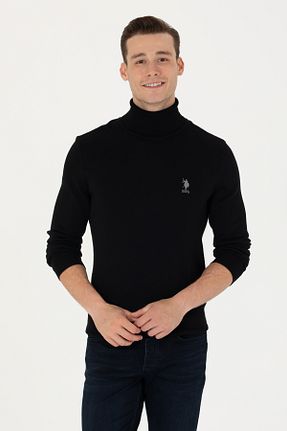 پلیور مشکی مردانه ساده U.S. Polo Assn. - کد 767521969