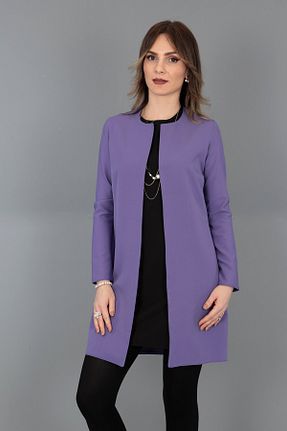 کت بنفش زنانه Blazer ÖNDER ÖZSOY - کد 90704370