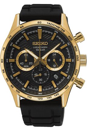 ساعت مچی طلائی مردانه 41 میلی متر Seiko - کد 804896349