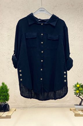 پیراهن مشکی زنانه اورسایز sahnemoda - کد 751330172