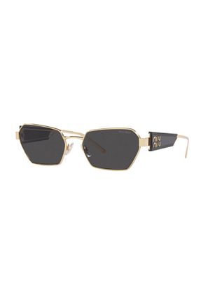 عینک آفتابی طلائی زنانه UV400 Miu Miu - کد 773302675