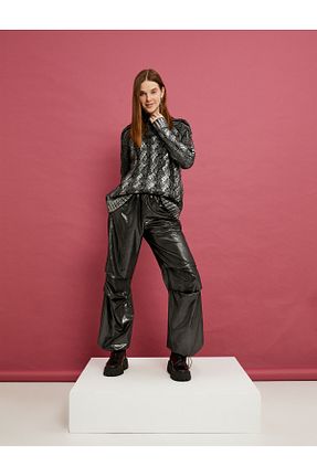 پلیور طوسی زنانه ساده Koton - کد 786916711