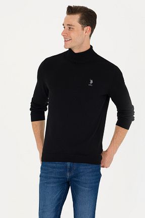 پلیور مشکی مردانه ساده U.S. Polo Assn. - کد 839512296