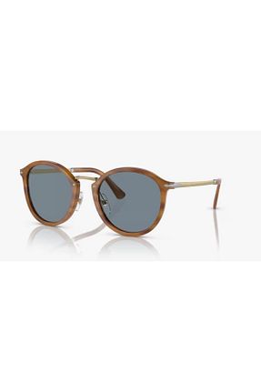 عینک آفتابی نارنجی زنانه گرد Persol - کد 857292475
