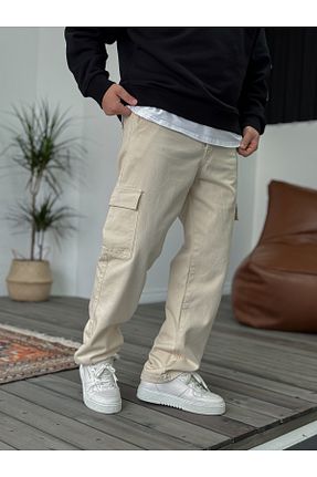 شلوار بژ مردانه جاگر BYBASICMAN - کد 831255952