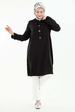 تونیک حجاب مشکی زنانه ویسکون Armine TREND - کد 825936829