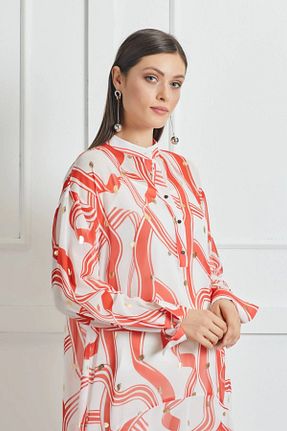 تونیک قرمز زنانه تریکو Serpil - کد 833119598