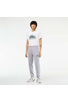 شلوار کرمگن طوسی مردانه اسلیم فیت Lacoste - کد 670319378