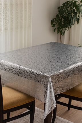 رومیزی طوسی نایلون decorekor - کد 890465167