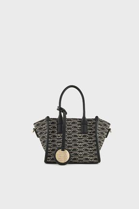 کیف دوشی مشکی زنانه چرم مصنوعی Emporio Armani - کد 858911218