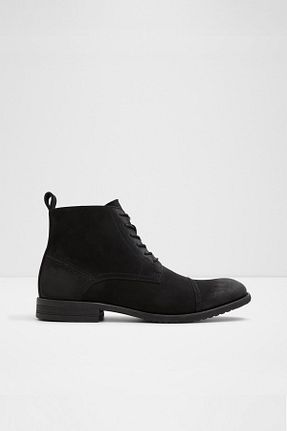 بوت / نیم بوت مشکی مردانه چرم خالص Aldo - کد 858840568