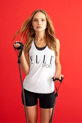 رکابی اسپرت سفید زنانه پلی استر Elle - کد 686298229