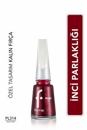 لاک ناخن زرشکی Flormar - کد 329269595