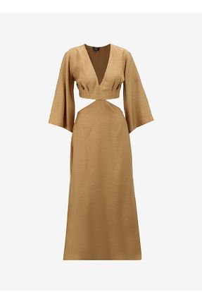 لباس قهوه ای زنانه بافتنی Fabrika - کد 802160940