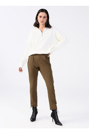 شلوار خاکی زنانه بافتنی Fabrika - کد 369434204