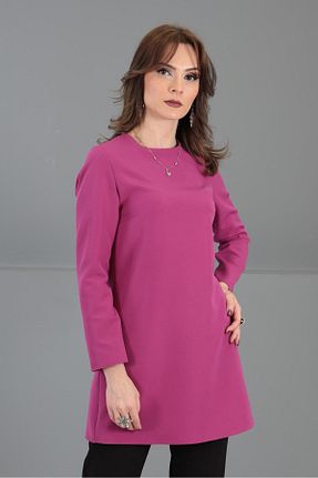 تونیک حجاب صورتی زنانه ویسکون ÖNDER ÖZSOY - کد 465327878