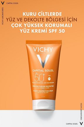کرم ضد آفتاب صورت SPF 50 + Vichy - کد 2589534