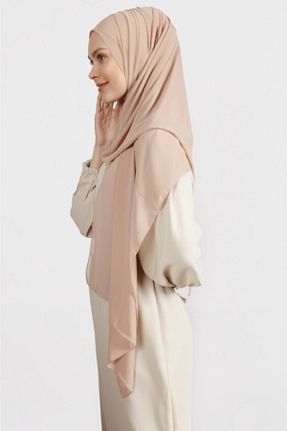 شال بژ زنانه شیفون Differenza - کد 72706006