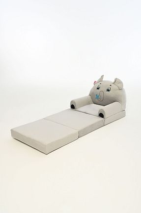 صندلی و مبل اتاق کودک بژ پارچه ای Pufu Toys - کد 851236782