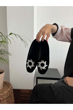 دمپائی خانگی مشکی زنانه جیر Behtah Kundura - کد 858971452