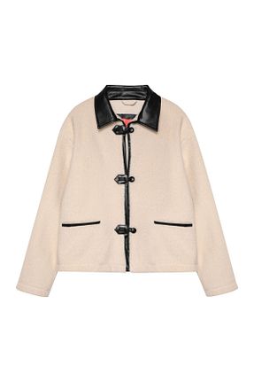کت بژ زنانه Bolero Quzu - کد 857626116