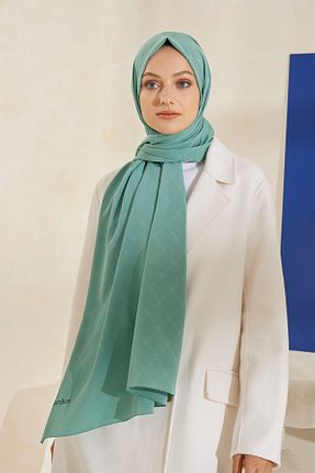 شال سبز زنانه پلی استر Cardion - کد 845397756
