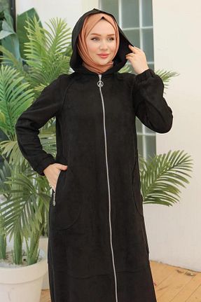 کلاه و ابایا مشکی زنانه مخلوط پلی استر Armine - کد 857289352