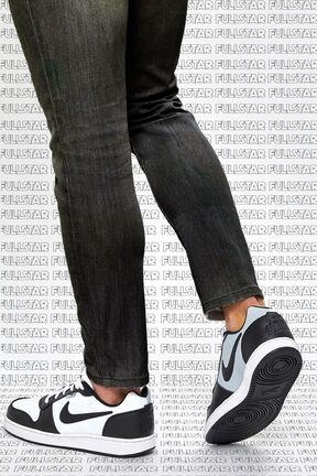 کفش اسنیکر طوسی زنانه چرم اصل Nike - کد 669583196