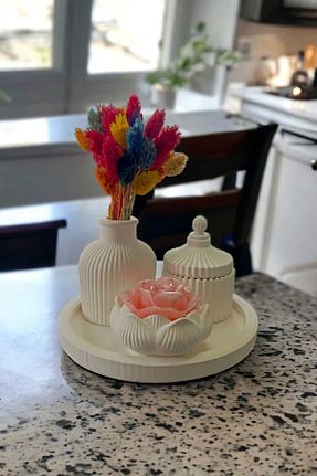 گلدان سفید Beton Genel Markalar - کد 801443331