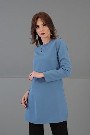 تونیک حجاب سرمه ای زنانه ویسکون ÖNDER ÖZSOY - کد 465328077