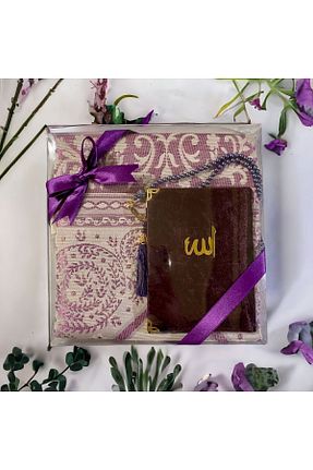 سجاده بنفش پنبه ای SOLAKLARGROUP - کد 796458376