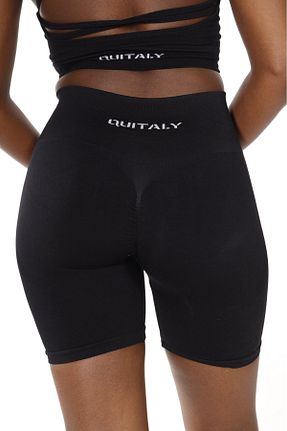 شوارک اسپرت مشکی زنانه فاق بلند quitaly - کد 858970404