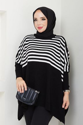 پلیور حجاب مشکی زنانه اکریلیک MODAMERSİ - کد 857860294