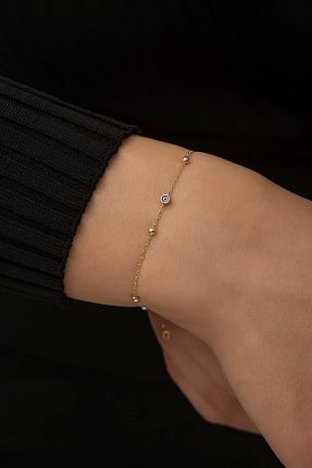 دستبند نقره طلائی زنانه 925 عیار Sunshine - کد 32940733