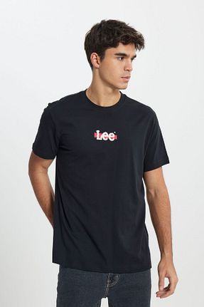 تیشرت مشکی مردانه رگولار Lee - کد 859015987
