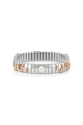 دستبند استیل (فولاد) طلائی زنانه استیل (فولاد) NOMİNATİON - کد 450167861