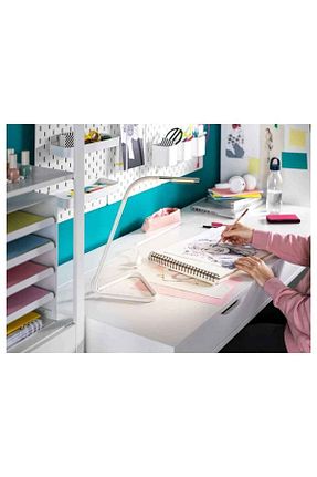 میز تحریر سفید 76 سانتی متر IKEA - کد 766109896